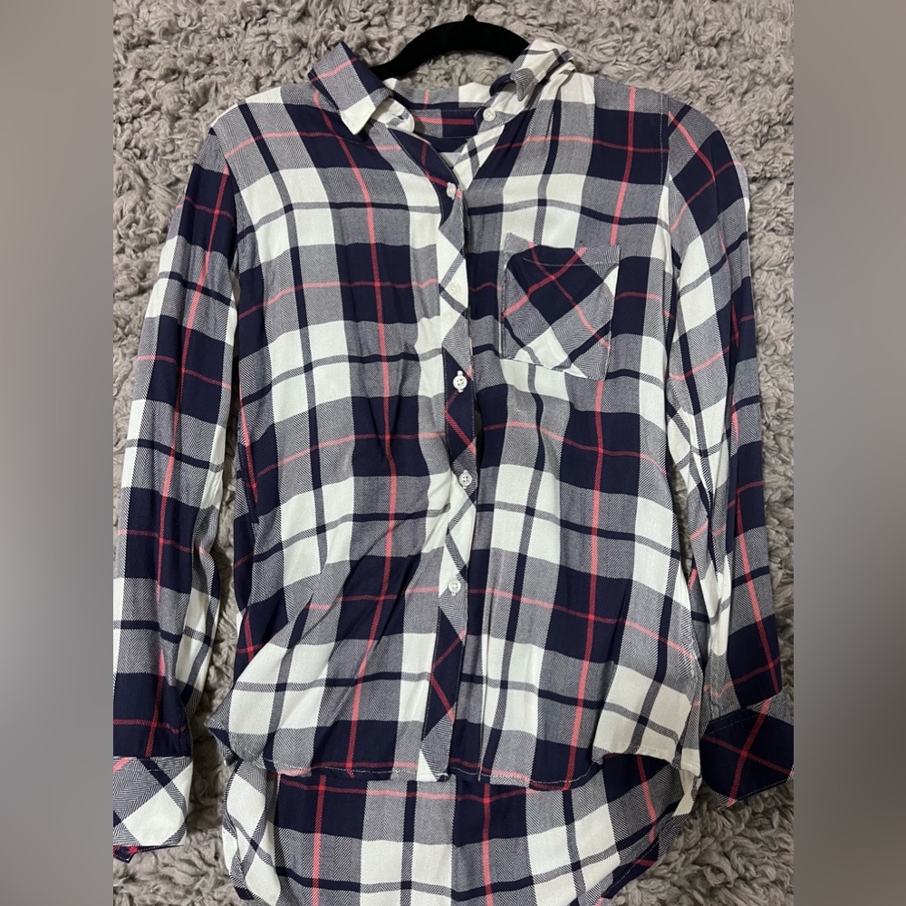 NWT Rails Hunter plaid button up shirt